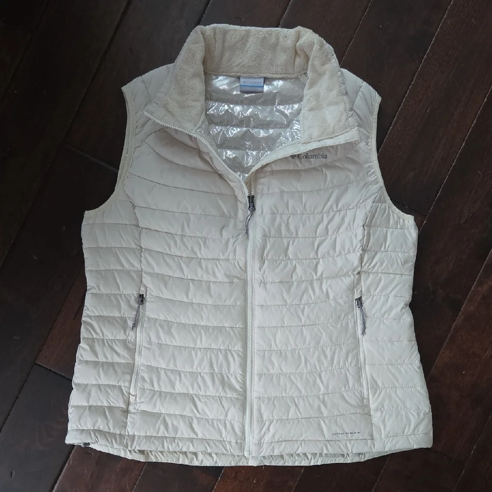 EUC COLUMBIA Powder Lite II Omni-Heat Women's Vest - Picture 1 of 6